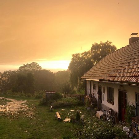 127 Let Stara Chalupa Se Spanim Na Peci A Finskou Saunou Jistebnice Exterior foto