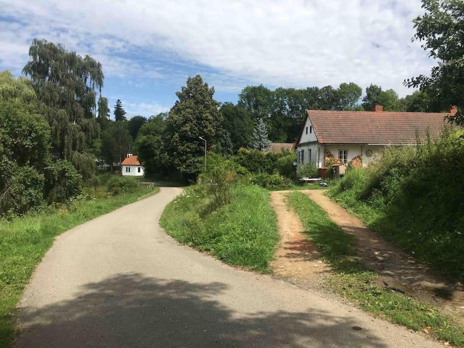 127 Let Stara Chalupa Se Spanim Na Peci A Finskou Saunou Jistebnice Exterior foto